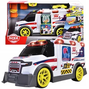 Dickie Toys Karetka Ambuland Pojazd Ratunkowy 35,5 cm - Samochody i pojazdy dla dzieci - miniaturka - grafika 1