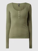 Koszulki i topy damskie - Koszulka serafino z dodatkiem streczu - miniaturka - grafika 1