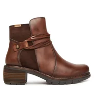 Botki damskie - Botki Pikolinos W1T-8906C2 Brązowy - miniaturka - grafika 1