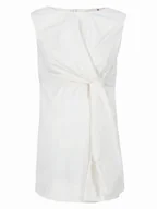 Bluzki damskie - Damska tunika ciążowa bez rękawów biała Bellybutton Maternity, r.38 - miniaturka - grafika 1