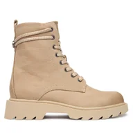 Botki damskie - Trapery Tamaris 1-25219-45 Beżowy - miniaturka - grafika 1