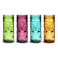 Szklanki - Szklanki Tiki Tropical kolorowe 400 ml 4 szt - miniaturka - grafika 1