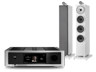 NAD M33 (czarny) + 702 S3 (biały) - Zestawy stereo - miniaturka - grafika 1
