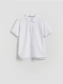 Koszulki dla chłopców - Reserved - T-shirt polo - biały - miniaturka - grafika 1
