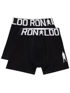 Majtki dla dzieci - Cristiano Ronaldo CR7 Komplet 2 par bokserek Boys 2-Pack Boxer 8400-51-451 Czarny - miniaturka - grafika 1