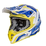 Kaski motocyklowe - PREMIER CASCO EXIGE QX12 BIAŁY/Żółty,L - miniaturka - grafika 1