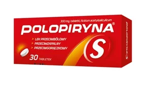 Polpharma Polopiryna S 30 tabletek  4003909 - Leki przeciwbólowe - miniaturka - grafika 1