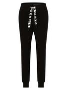 Spodnie sportowe damskie - DKNY - Damskie spodnie dresowe, czarny - miniaturka - grafika 1