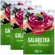 Galaretki - Delecta Galaretka smak czarnej porzeczki Zestaw 3 x 70 g - miniaturka - grafika 1