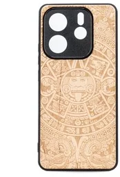 Bewood Drewniane etui do Xiaomi Redmi Note 14 5G, Kalendarz Aztecki Aniegre - Etui i futerały do telefonów - miniaturka - grafika 1