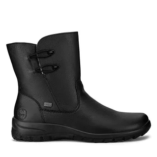 Botki Rieker Z7172-00 Czarny - Botki damskie - miniaturka - grafika 1