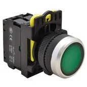 Klawisze i ramki - Przycisk podświetlany NYG3-LG zielony - miniaturka - grafika 1