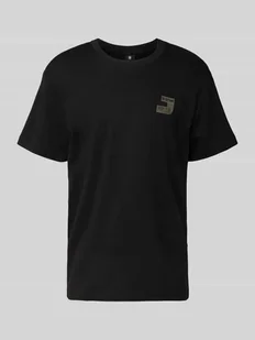 T-shirt z nadrukiem z logo - Koszulki męskie - miniaturka - grafika 1