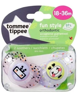 Tommee Tippee Smoczek uspokajający Fun Girl 18-36m 2szt. - Smoczki uspokajające - miniaturka - grafika 2
