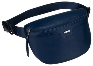 Damska nerka eko Rovicky duża saszetka na ramię torebka crossbody na suwak, granatowy - Nerki Damska nerka eko Rovicky duża saszetka na ramię torebka crossbody na suwak, granatowy - Nerki - miniaturka - grafika 1