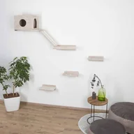 Legowiska dla kotów - Budka domek legowisko półka na ścianę dla kota 6el - miniaturka - grafika 1