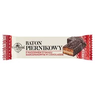 Ciastka - Kopernik Baton piernikowy z nadzieniem o smaku marcepanowym w czekoladzie 47 g - miniaturka - grafika 1