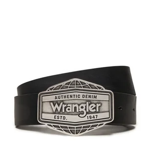 Pasek Męski Wrangler Big Buckle 112358068 Czarny - Paski - miniaturka - grafika 1