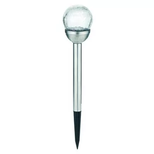 Lampa solarna kulka SS-6087-8 inox 37 cm - Lampy ogrodowe - miniaturka - grafika 1