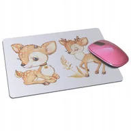 Podkładki pod mysz - Podkładka pod mysz myszkę JELEŃ jelonki dla dzieci - miniaturka - grafika 1