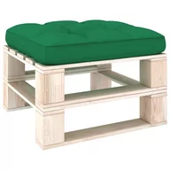Poduszki ogrodowe - vidaXL Poduszka na sofę z palet, zielona, 58x58x10 cm - miniaturka - grafika 1