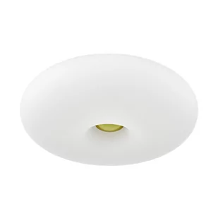 NOWOCZESNA LAMPA SUFITOWA PLAFON BIAŁO-ZŁOTY BIANTE D38 - Lampy sufitowe - miniaturka - grafika 1