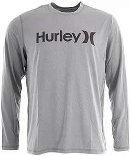 Koszulki męskie - Hurley Hurley Męska koszulka M OAO Hybrid Ls Tee Rash Guard MAT0000470 - grafika 1