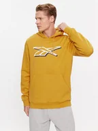 Bluzy męskie - Reebok Bluza Identity IN1692 Żółty Regular Fit - miniaturka - grafika 1
