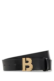 BOSS Damski pasek B_Icon 3,5 cm pasek, Black2, 75 - Paski - miniaturka - grafika 1