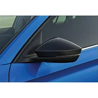 Lusterka samochodowe - Skoda 654072530A tuningowe osłony lusterek zewnętrznych, czarne, z asystentem zmiany rozstawu kół - miniaturka - grafika 1