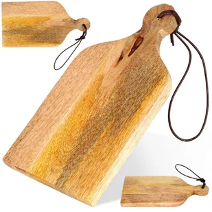 Deska do krojenia i serwowania drewniana 19,5x10 cm - Deski do krojenia - miniaturka - grafika 1