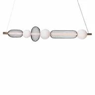 Lampy sufitowe - Wisząca lampa Bora P0593 Maxlight LED 29W 3000K szklana czarna - miniaturka - grafika 1