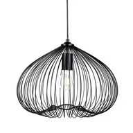 Lampy sufitowe - Beliani Lampa wisząca Lampa wisząca metalowa czarna TORDINO 69422 - miniaturka - grafika 1