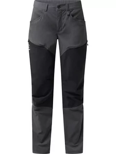 Spodnie sportowe damskie - Haglöfs Spodnie funkcyjne "Mid Flex" w kolorze czarno-antracytowym - grafika 1