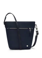 Torebki damskie - Torba antykradzieżowa damska Pacsafe W Crossbody - navy - miniaturka - grafika 1