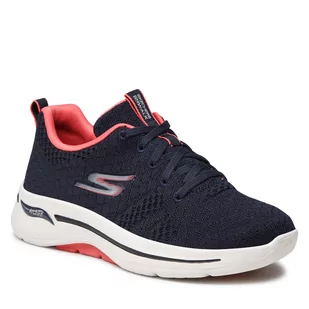 SKECHERS Sneakersy Unify 124403/NVCL Navy/Coral - Sneakersy damskie - miniaturka - grafika 1