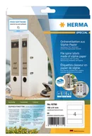 Etykiety samoprzylepne i bloki etykiet - HERMA 10760 samoprzylepne etykiety Prostokąt Na stałe Brązowy 80 szt. - miniaturka - grafika 1