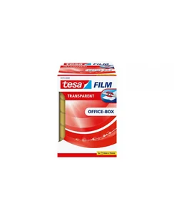 TESA tesafilm Office Box 6 Rollen 66m 25mm transparent 57379-00002-01 - Taśmy klejące - miniaturka - grafika 1