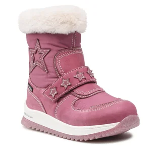 Śniegowce Twisty CI12-TEDDY-02 Różowy - Buty dla dziewczynek - miniaturka - grafika 1