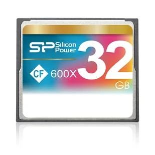 Silicon Power CF 600X 32 GB Karta pamięci CompactFlash SP032GBCFC600V10 - Karty pamięci - miniaturka - grafika 1