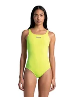Stroje kąpielowe - Arena Performance Solid Swim PRO Team damski kostium kąpielowy - miniaturka - grafika 1