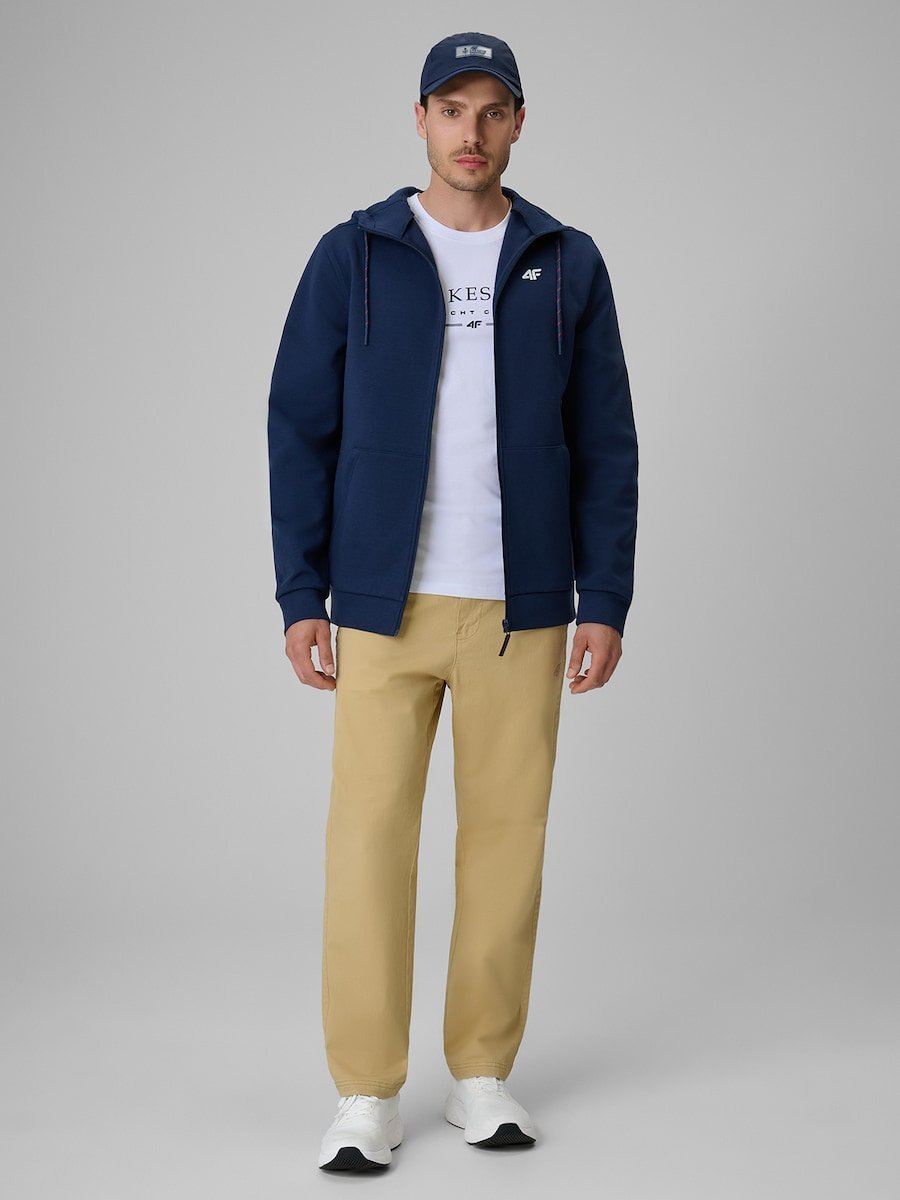 Spodnie casual męskie 4F 4FRSS26TTROM1963-83S Brązowy XXL