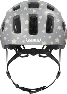 Abus Youn-I 2.0 Grey Star M Dziecięcy kask rowerowy - Kaski rowerowe - miniaturka - grafika 1
