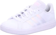 Trampki damskie - Adidas damskie trampki niskie Grand Court Base 2.0 biały/srebrny - miniaturka - grafika 1