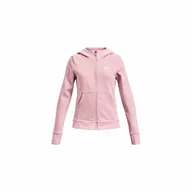 Odzież sportowa dziecięca - Bluza dziewczęca Under Armour Rival Fleece LU FZ Hoodie - miniaturka - grafika 1