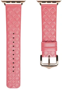 Dux Ducis Strap skórzany pasek do Watch 7 / 6 / 5 / 4 / 3 / 2 / SE (41 / 40 / 38mm) opaska bransoleta bransoletka z naturalnej skóry czerwony (Enland Version) - Akcesoria do smartwatchy - miniaturka - grafika 1