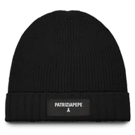 Czapki damskie - Czapka Patrizia Pepe 2F0111/K9O3A-K103 Czarny - miniaturka - grafika 1