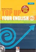 Książki do nauki języka angielskiego - Puchta Herbert Top Up Your English 2 A2 + audio CD - miniaturka - grafika 1