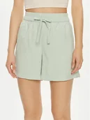 Spodenki damskie - Vero Moda Szorty materiałowe Carmen 10278931 Zielony Loose Fit - miniaturka - grafika 1