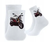 Skarpetki męskie - 3x Skarpetki Prezent Skarpety motor motocyklista dla kierowcy APRILIA - miniaturka - grafika 1